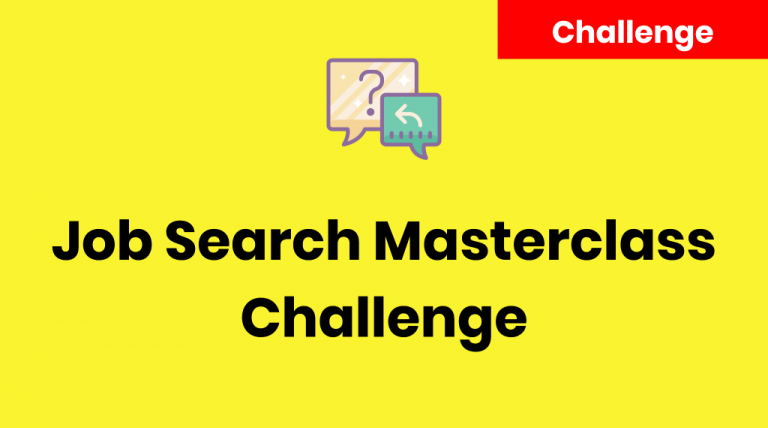 Job Search Masterclass Challenge